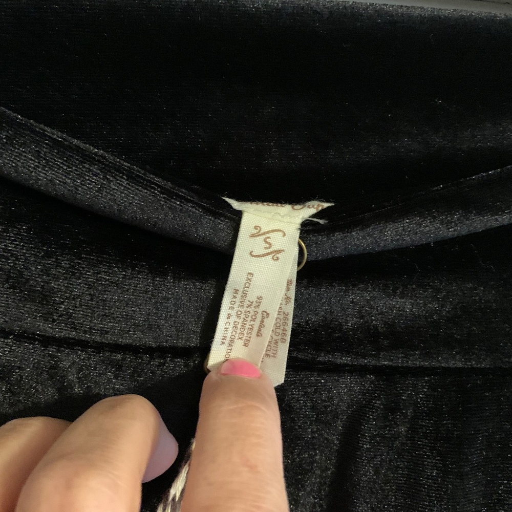 Matilda Jane Velvet Ruffle Pant Small